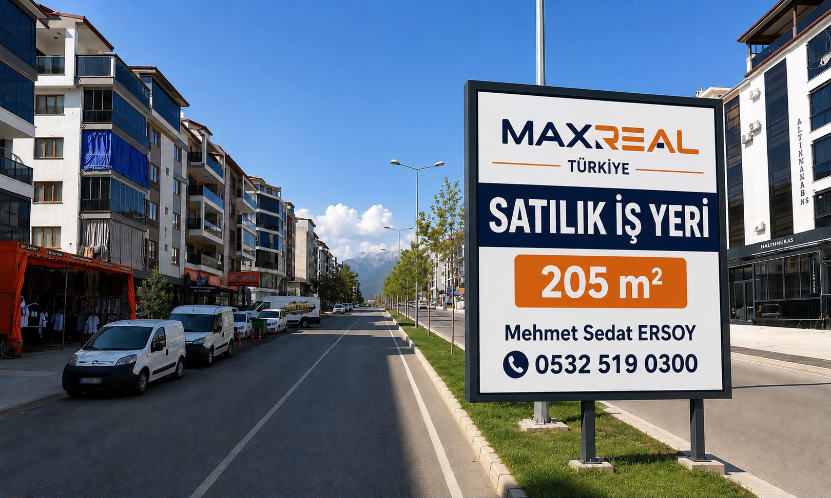 NAZ BAYRAK’TA TÜİK YOLU ÜZERİNDE TAM FATURALI İŞ YERİ FIRSATI !