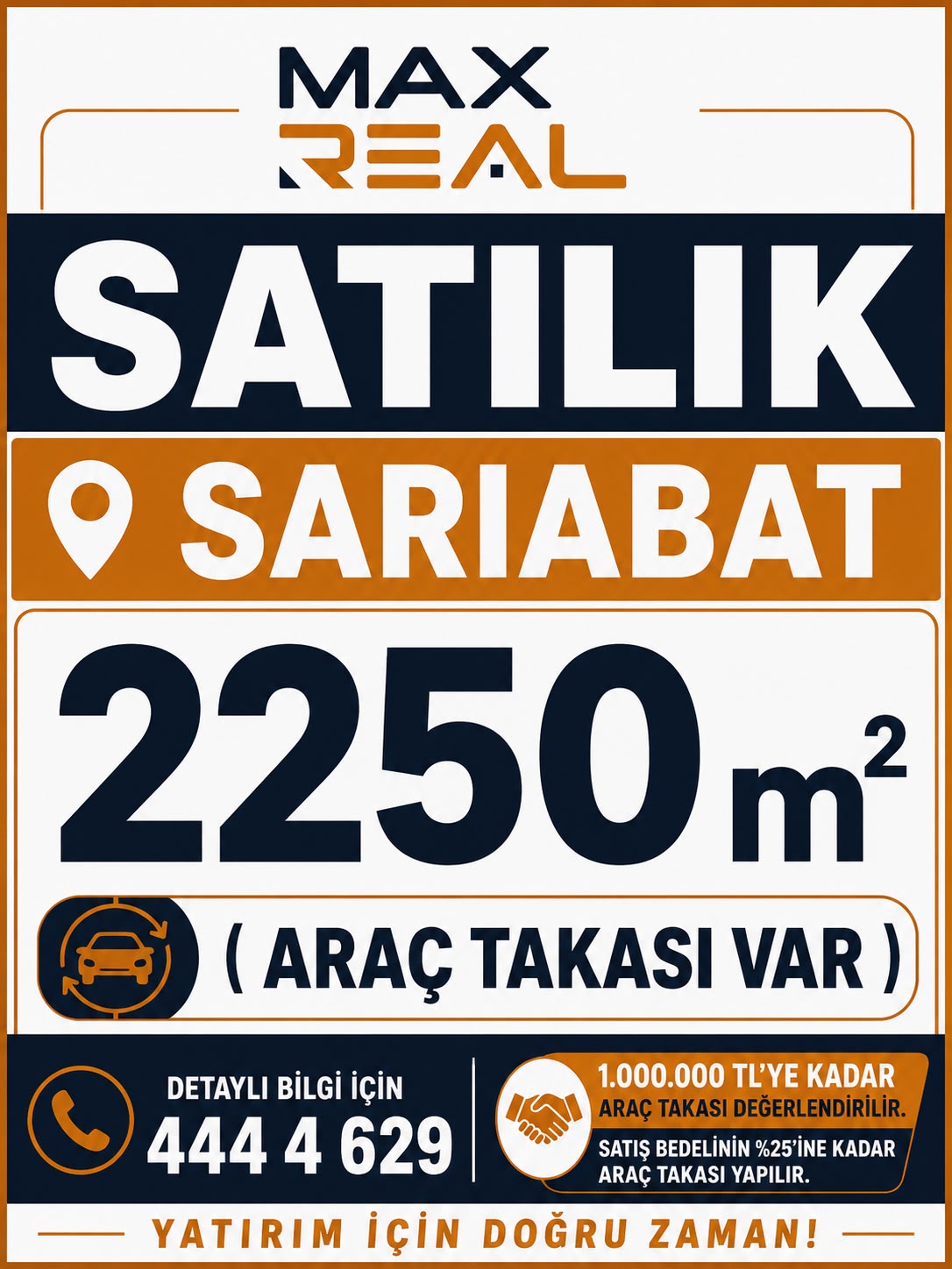 SARIABAT BÖLGESİNDE 2.250 m² TARLA | UYGUN FİYAT | ARAÇ TAKASI VAR