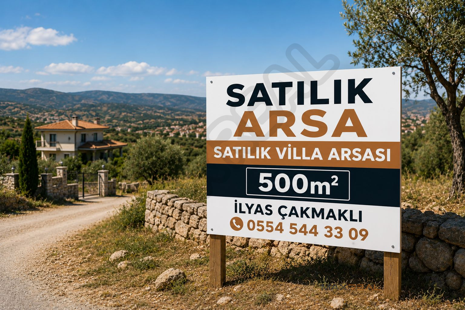 GÖVEÇLİK'TE DAİRE TAKASINA AÇIK VİLLA ARSASI
