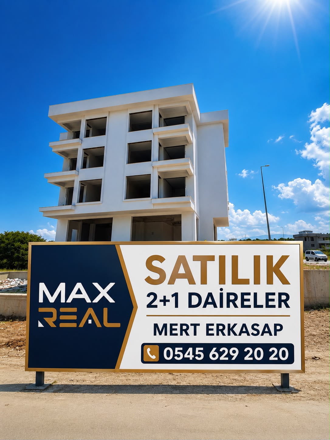 Çakmak Pakel Vakfı Cadde Üzeri Projeden 2+1 Daire